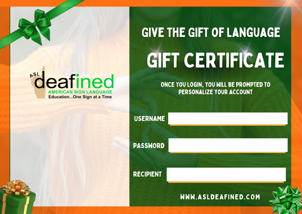 ASL Deafined | How to Learn ASL - Gift of American Sign Language